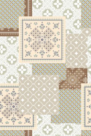 几何印花华亿平台图片