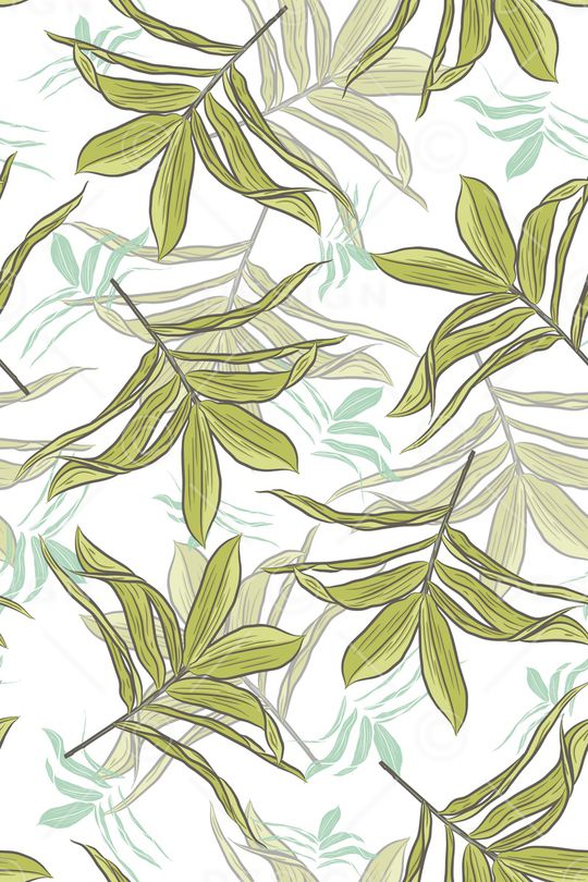 绿植树叶印花华亿平台图片