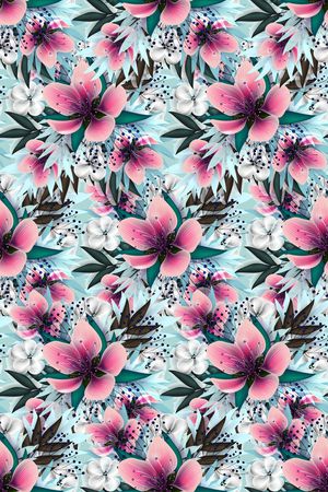 绿植树叶印花华亿平台图片