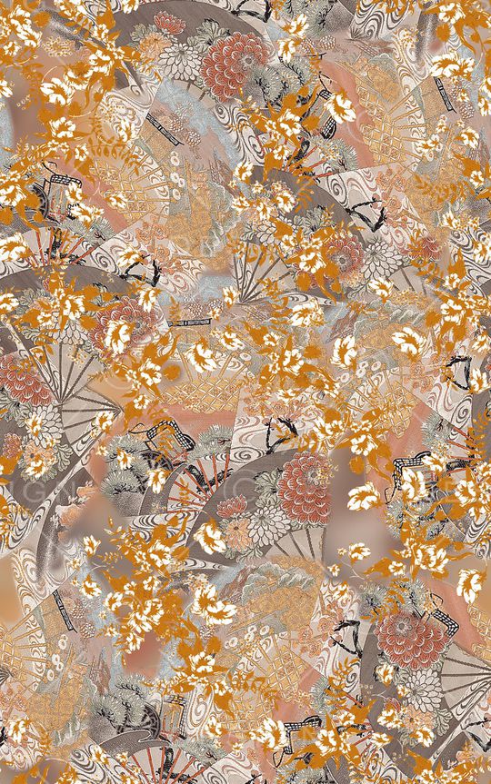 中国风印花华亿平台图片