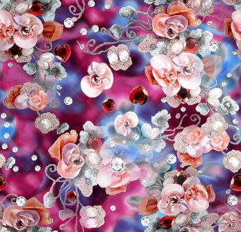 珠宝宝石印花华亿平台图片