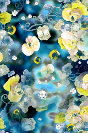 珠宝宝石印花华亿平台图片