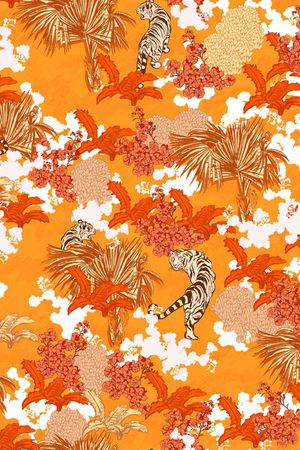 老虎印花华亿平台图片