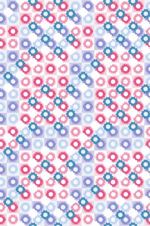 格子印花华亿平台图片