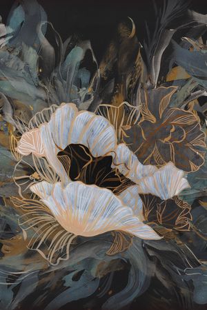 虞美人印花华亿平台图片