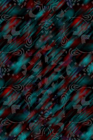 黑底花卉印花华亿平台图片