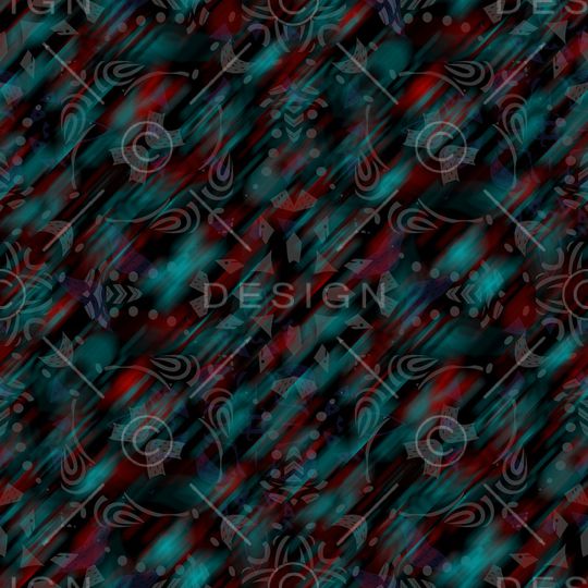 黑底花卉印花华亿平台图片