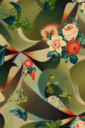 真丝印花华亿平台图片