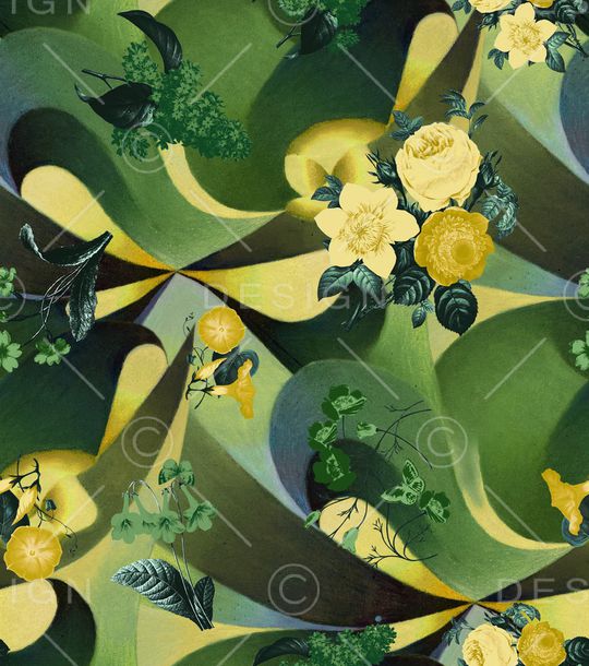 真丝印花华亿平台图片