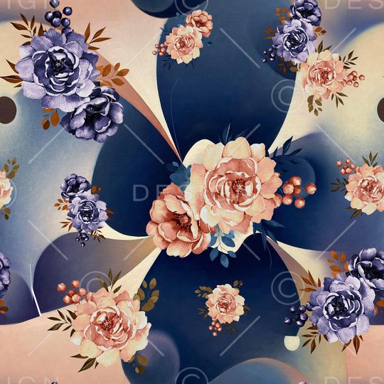 真丝印花华亿平台图片