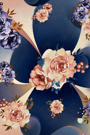 真丝印花华亿平台图片