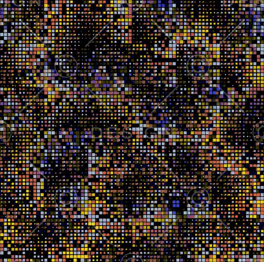 黑底花卉印花华亿平台图片