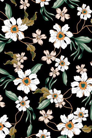 连衣裙印花华亿平台图片