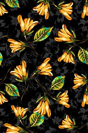 绿植树叶印花华亿平台图片