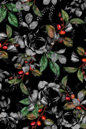 绿植树叶印花华亿平台图片