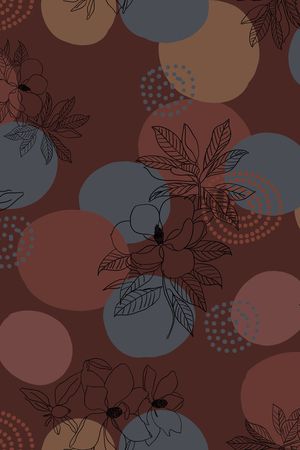 玉兰花印花华亿平台图片