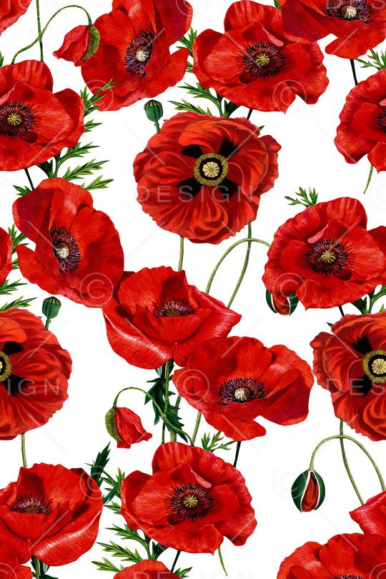 虞美人印花华亿平台图片