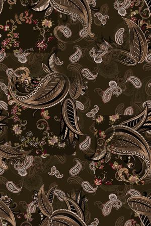 佩斯利印花华亿平台图片