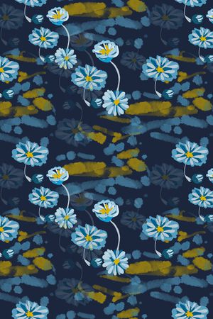 荷花印花华亿平台图片