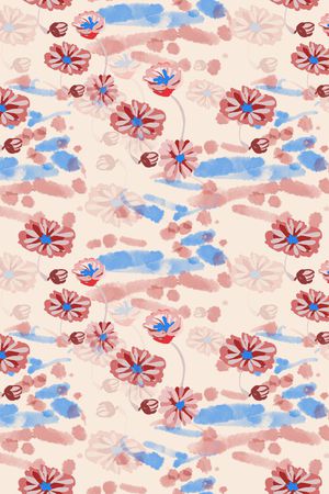 荷花印花华亿平台图片