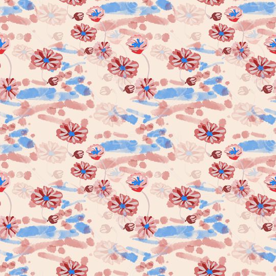 荷花印花华亿平台图片