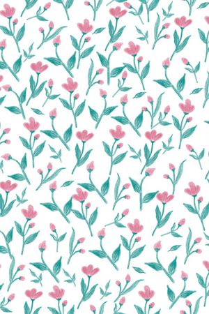 黑底花卉印花华亿平台图片