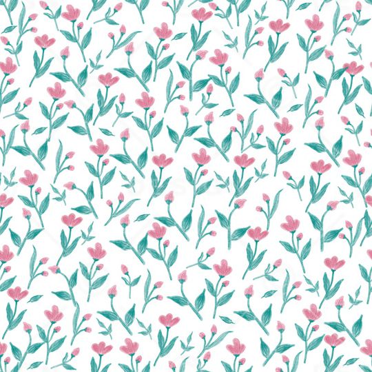 黑底花卉印花华亿平台图片