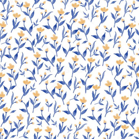 黑底花卉印花华亿平台图片