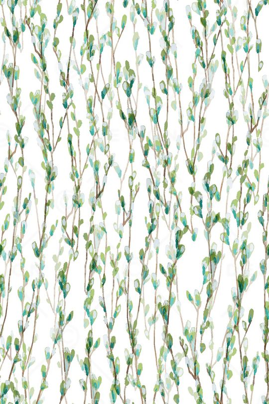 绿植树叶印花华亿平台图片