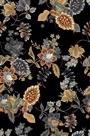 佩斯利印花华亿平台图片