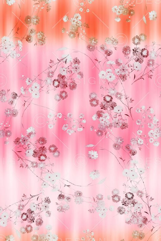 抽象花卉印花华亿平台图片