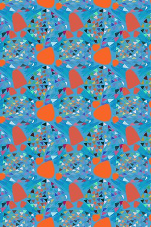 几何印花华亿平台图片