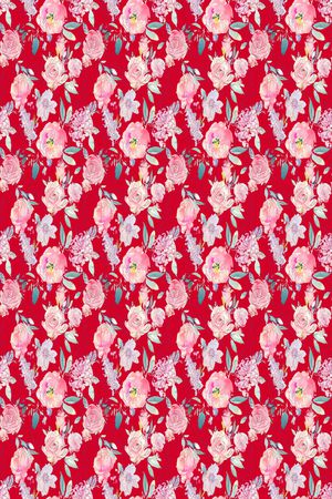 彩底花卉印花华亿平台图片