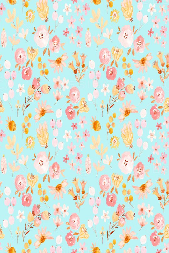 彩底花卉印花华亿平台图片