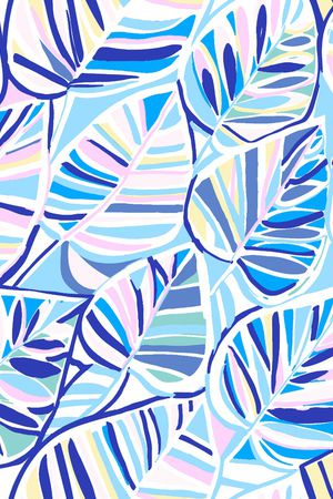 绿植树叶印花华亿平台图片