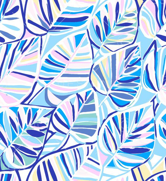 绿植树叶印花华亿平台图片