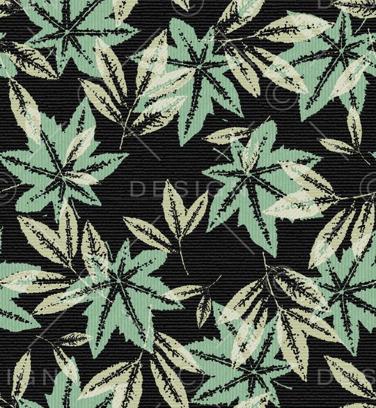 绿植树叶印花华亿平台图片