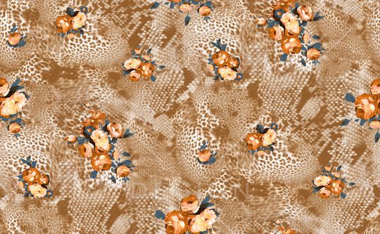 豹纹印花华亿平台图片