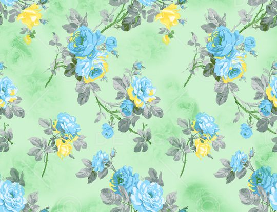 绿植树叶印花华亿平台图片