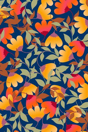 绿植树叶印花华亿平台图片