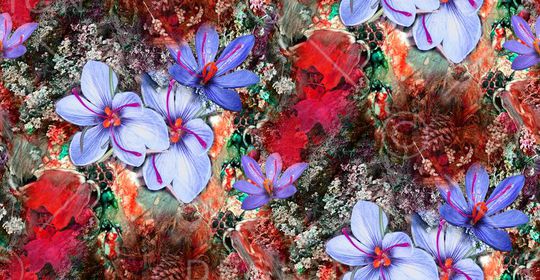 花朵印花华亿平台图片