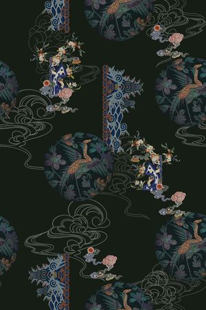 香云纱印花华亿平台图片