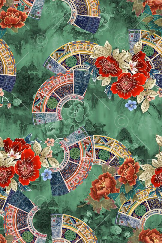 香云纱印花华亿平台图片