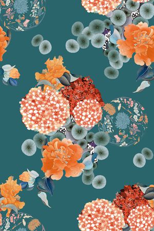 茶花印花华亿平台图片