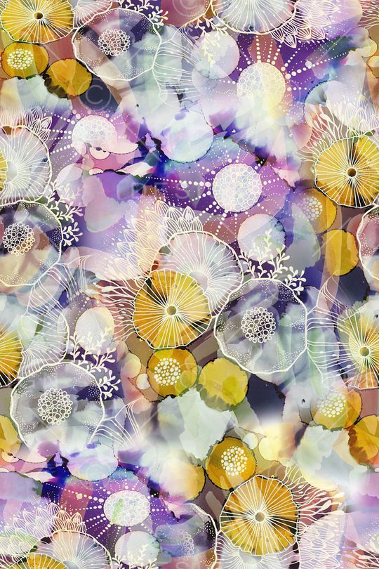 抽象印花华亿平台图片