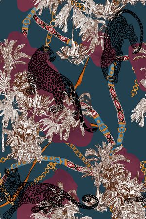 绿植树叶印花华亿平台图片