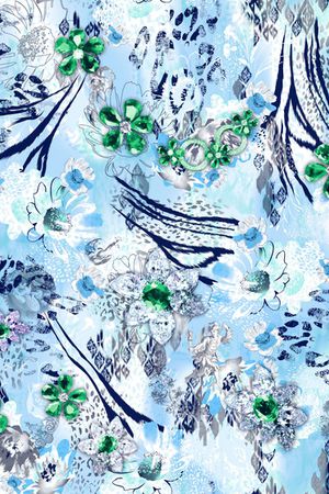 珠宝宝石印花华亿平台图片