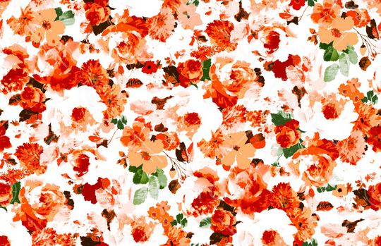 绿植树叶印花华亿平台图片