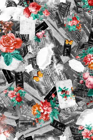 复古印花华亿平台图片