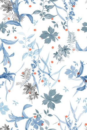 绿植树叶印花华亿平台图片